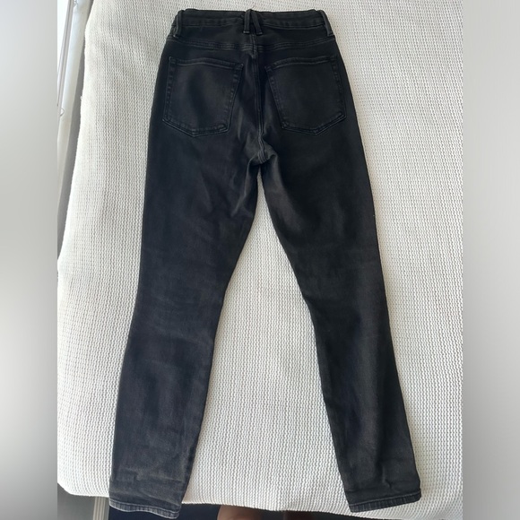 Good American High Rise Black Skinny Jeans Size 2/26 - Picture 5 of 5